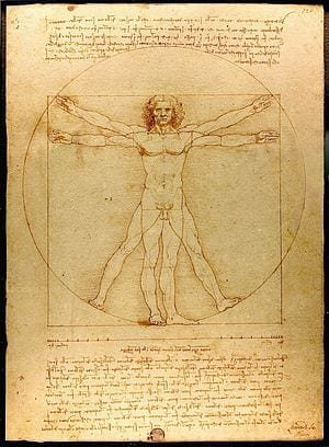 Da Vinci’s Vitruvian Man